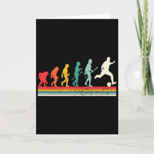 Cartão Futebol de Evolução Humana Esporte de Futebol Vint