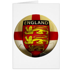 Cartão Futebol de Inglaterra
