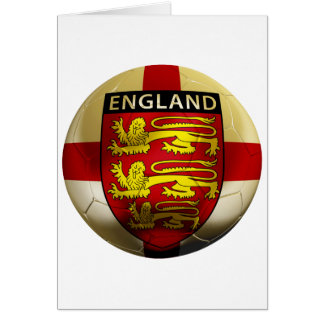 Cartão Futebol de Inglaterra