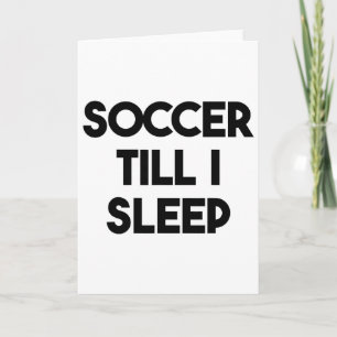 Cartão Futebol Divertido - Futebol Até Dormir