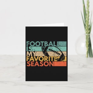 Cartão Futebol É Minha Estação Favorita Vintage Retro Fut