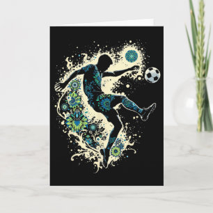 Cartão Futebol Eu Tenho 9 Anos De Idade Menino Aniversári