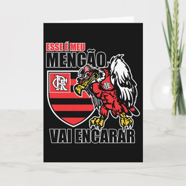 Cartão Futebol Flamengo  (Frente)