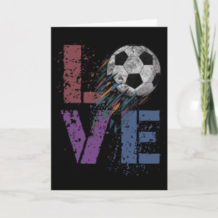 Cartão Futebol Fofo Amor Dia dos Namorados Dia de Jogo Ma