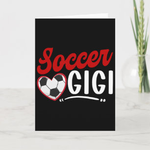 Cartão Futebol Gigi Coração Avó Gigi De Um Jogador De Fut