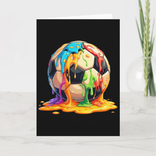 Cartão Futebol Ll Cor Creme Gotejamento Juventude Gotejam