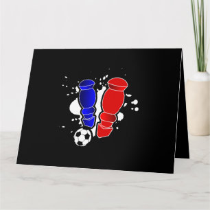 Cartão Futebol mesa