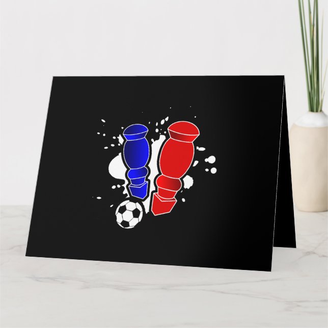 Cartão Futebol mesa (Frente)