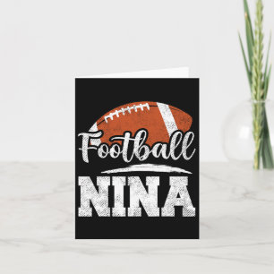 Cartão Futebol Nina Jogador de Futebol Dia de Jogo Dia da