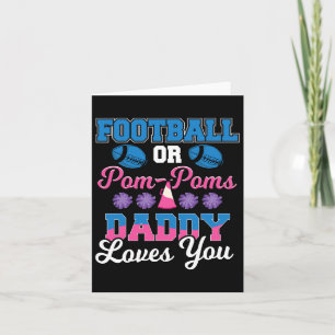 Cartão Futebol ou Pom Pom Papai Ama Você - Gênero Futebol