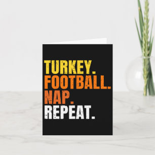 Cartão Futebol Turquia Sonho Repetir Abóbora Feliz Dia de