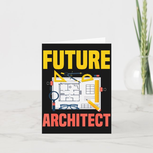 Cartão Future Architect Funny Architecture Architect  (Frente)