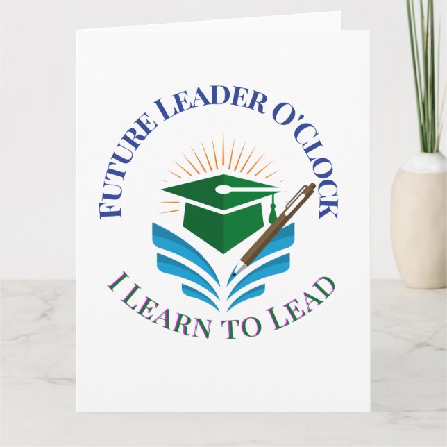 Cartão Future Leader O'Clock – Aprenda a Liderar | Motiva (Frente)