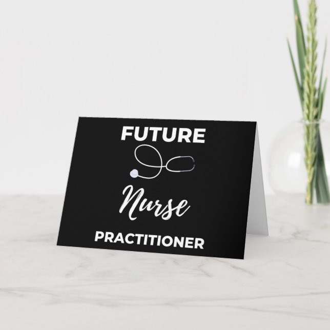 Cartão Future Nurse Practitioner (Frente)