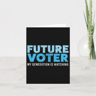 Cartão Futuro Camisa De Eleitores Resiste Política Para C