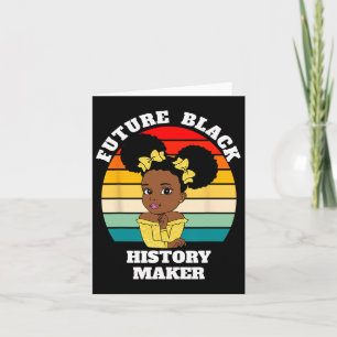 Cartão Futuro Criador Da História Negra Junteº Hbcu Afro