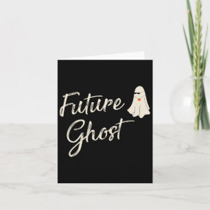 Cartão Futuro Fantasma Engraçado Último Minuto Retrô Cos