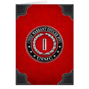 Cartão Fuzileiros dos EUA: Chefe do Mandado Cinco (USMC C