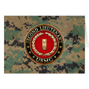 Cartão Fuzileiros navais dos EUA: Segundo Tenente (USMC 2