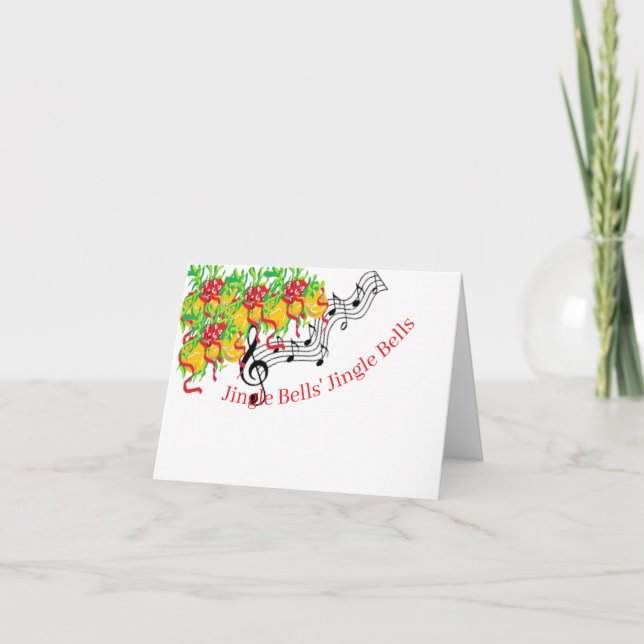 Cartão G Feriado : Sinos De Jingle (Frente)