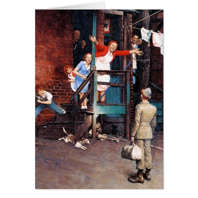 Cartão G.I. de regresso a casa. (Frente)