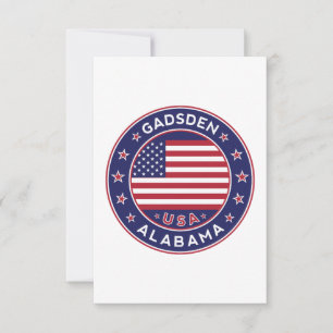 Cartão Gadsden, Alabama