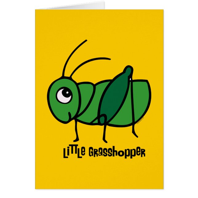 Cartão Gafanhoto pequeno (Frente)