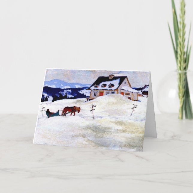 Cartão Gagnon - A Laurentian Homestead, (Frente)