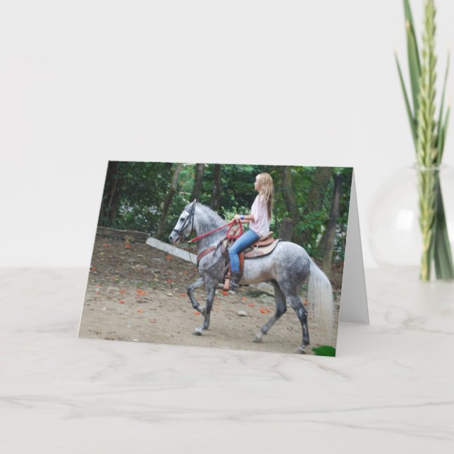 Cartão Gaited Paso Fino Greeting Card (Frente)