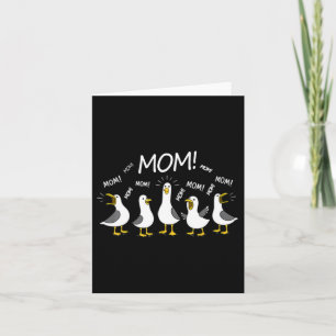 Cartão Gaivotas Engraçadas Mamãe Dia Das Mães Humor Mamãe