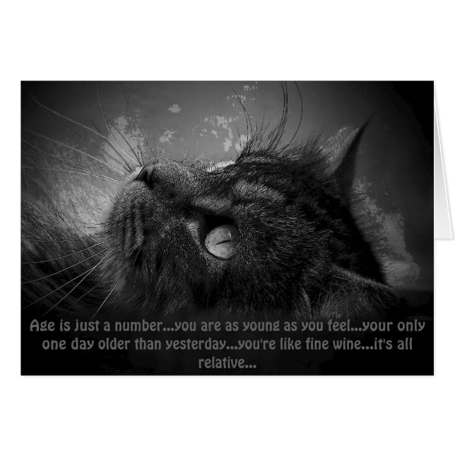 Cartão Gajo idoso do YER (Frente Horizontal)