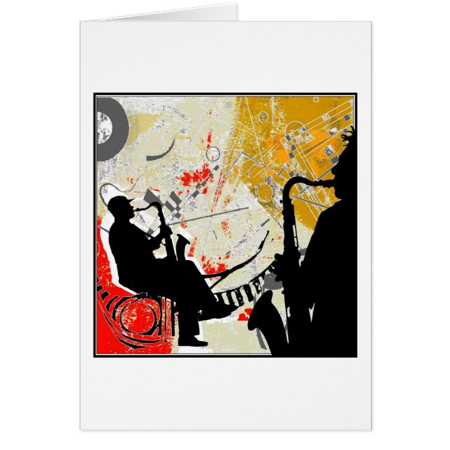 Cartão Gajos do jazz (Frente)