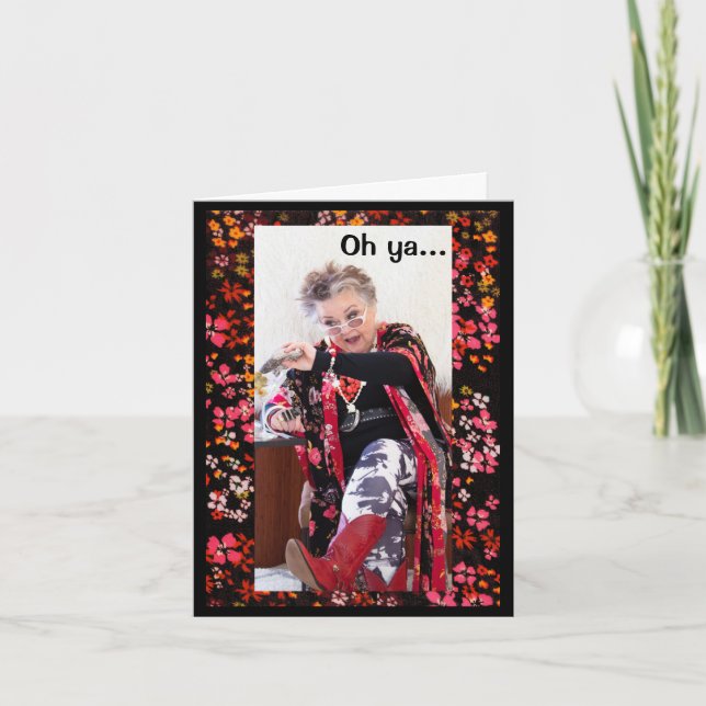 Cartão Gal Humoroso (Frente)