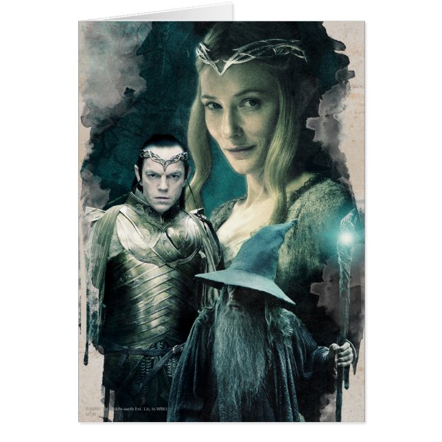 Cartão Galadriel, ELROND™ e Gráfico Gandalf (Frente)