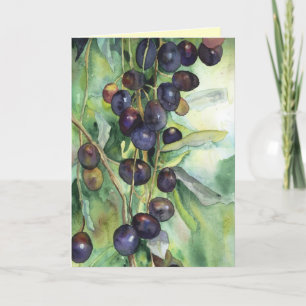 Cartão galão de azeitona