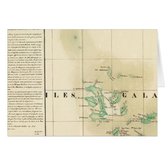 Cartão Galápagos Oceânia 17 (Frente Horizontal)