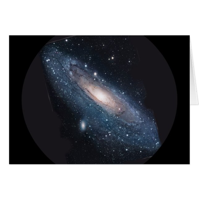 Cartão Galáxia do Andromeda M31 (Frente Horizontal)