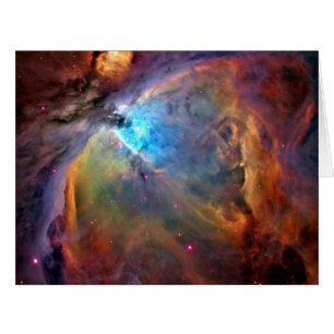Cartão Galáxia do espaço da nebulosa de Orion
