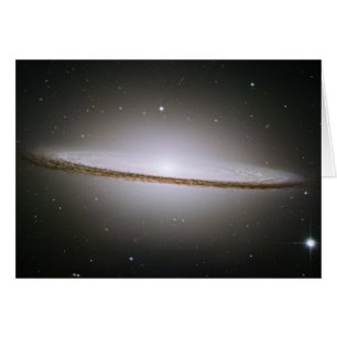 Cartão Galáxia do Sombrero (telescópio de Hubble)
