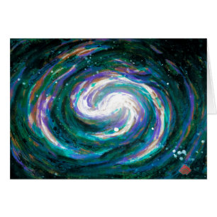 Cartão Galáxia Emerald e Purple