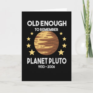 Cartão Galáxia Espacial do Plutão do Planeta Plutão Vinta