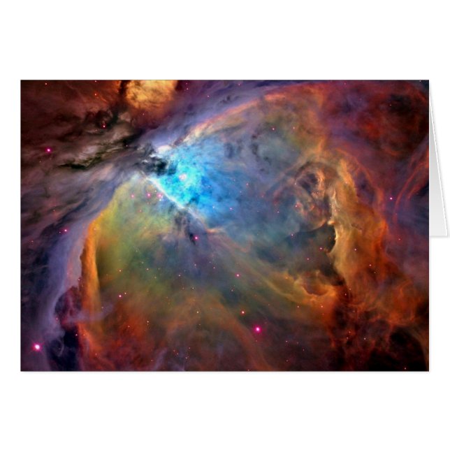 Cartão Galáxia Espacial Orion Nebula (Frente Horizontal)