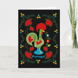 Cartão Galeria Portuguesa da Sorte de Cor Verde