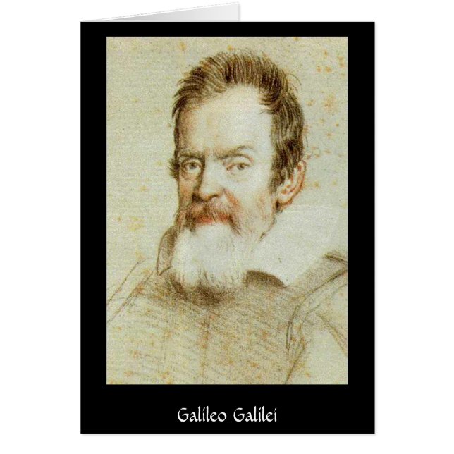 Cartão Galileo Galilei (Frente)