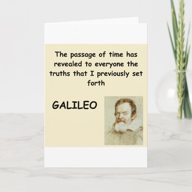 Cartão galileo quote (Frente)