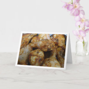 Cartão Galinha Barbeque Transada