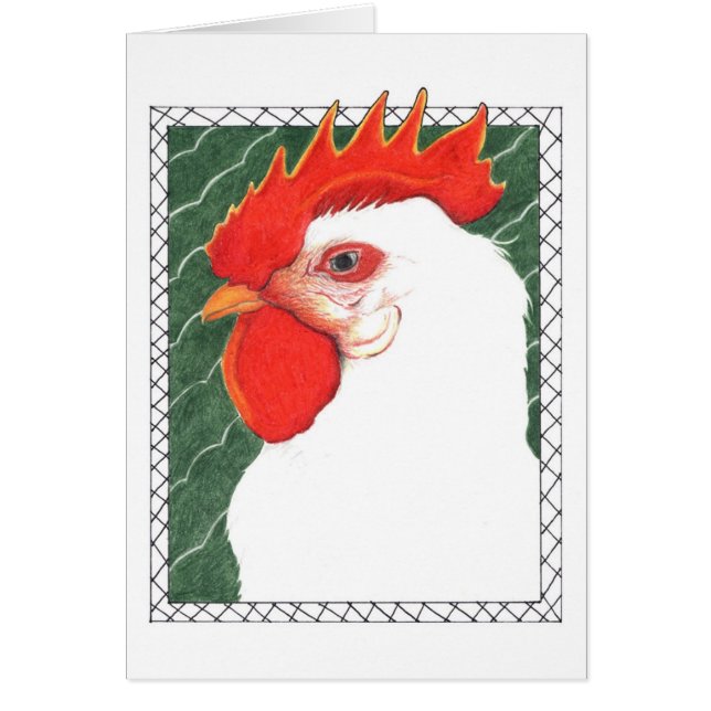 Cartão Galinha da fazenda (Frente)