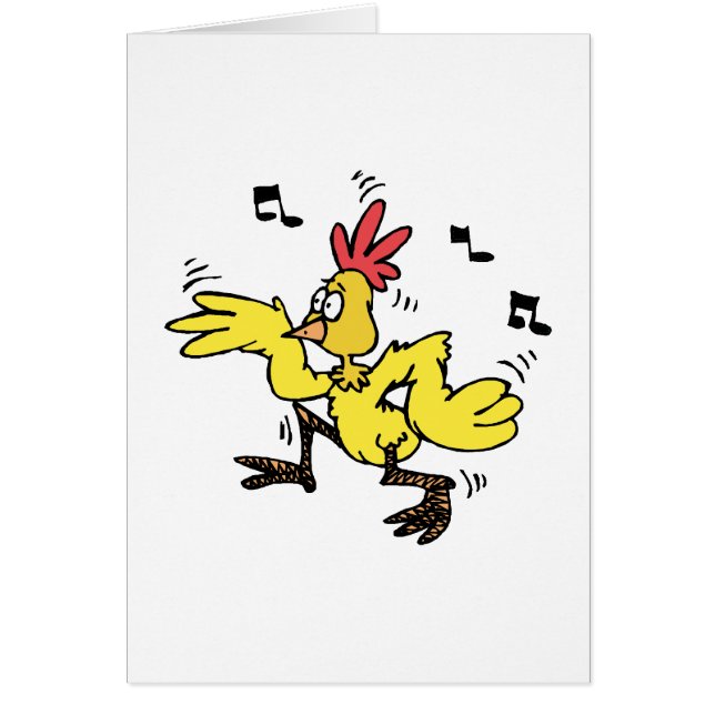 Cartão Galinha do ChaChaCha (Frente)