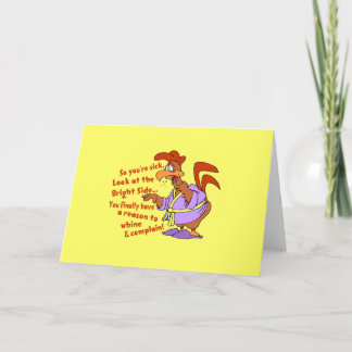 Cartão Galinha Doente