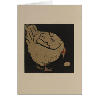 Cartão Galinha e Ovo